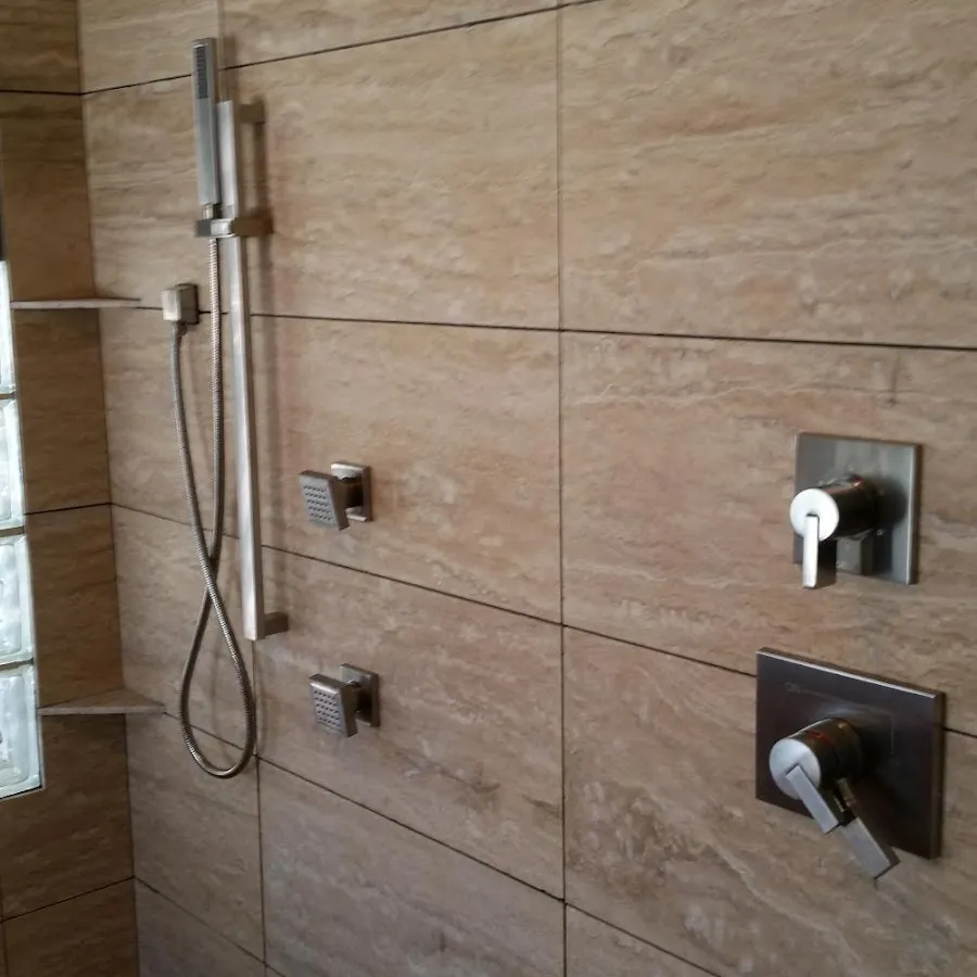 Shower fixture installation for Water Heater Replacement in San Mateo